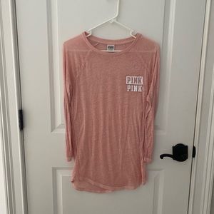 Pink Longsleeve Lounge Shirt